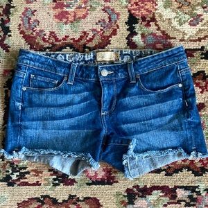 Paige Denim Silver Lake Cutoff Short 29”